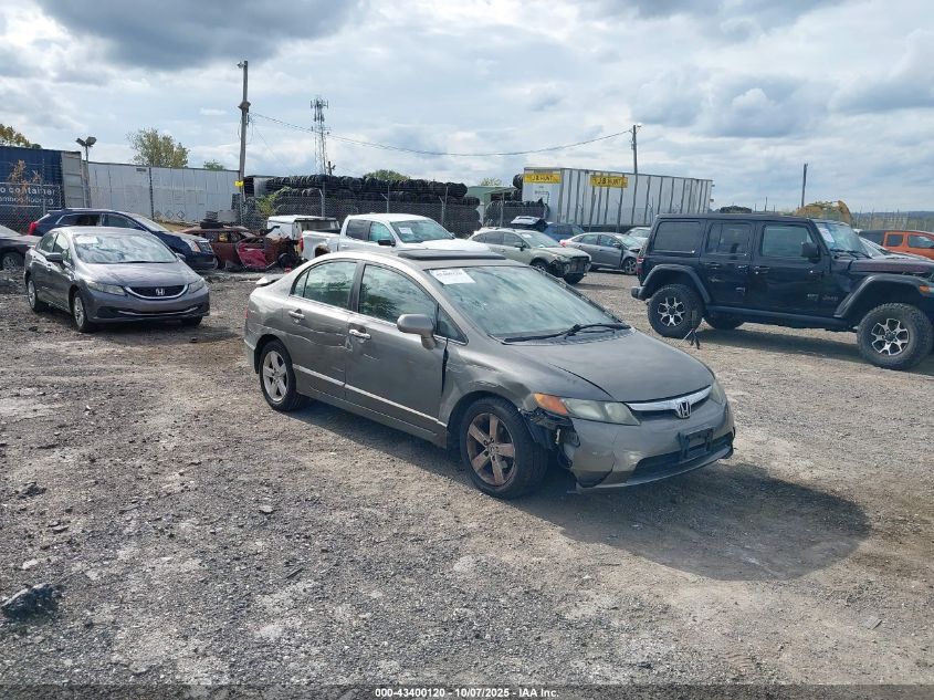 2008 Honda Civic Ex-L VIN: 2HGFA16918H305678 Lot: 43400120