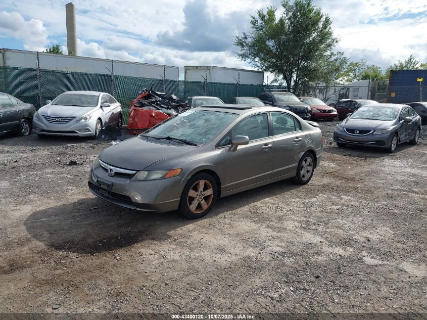 2008 Honda Civic Ex-L VIN: 2HGFA16918H305678 Lot: 43400120