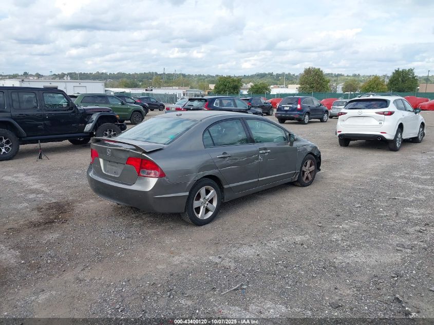 2008 Honda Civic Ex-L VIN: 2HGFA16918H305678 Lot: 43400120