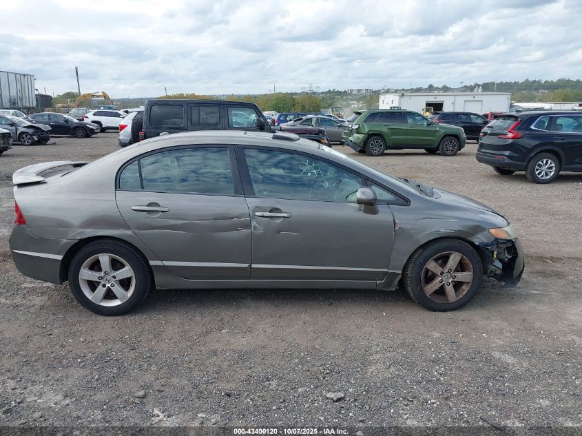 2008 Honda Civic Ex-L VIN: 2HGFA16918H305678 Lot: 43400120