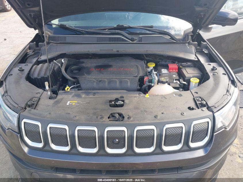 2022 Jeep Compass Latitude Fwd VIN: 3C4NJCBB9NT138018 Lot: 43400183