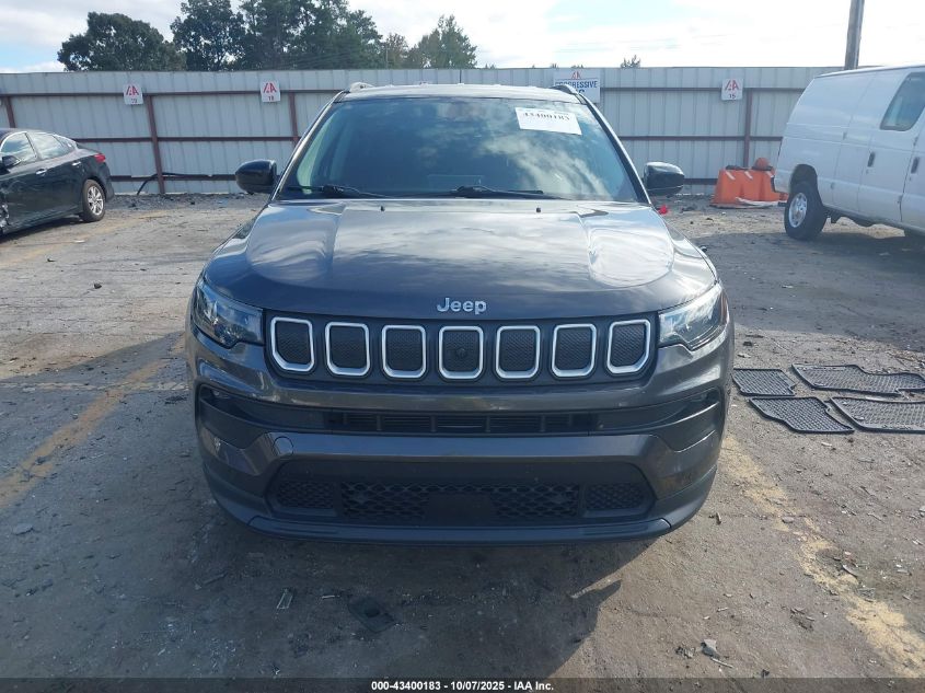 2022 Jeep Compass Latitude Fwd VIN: 3C4NJCBB9NT138018 Lot: 43400183