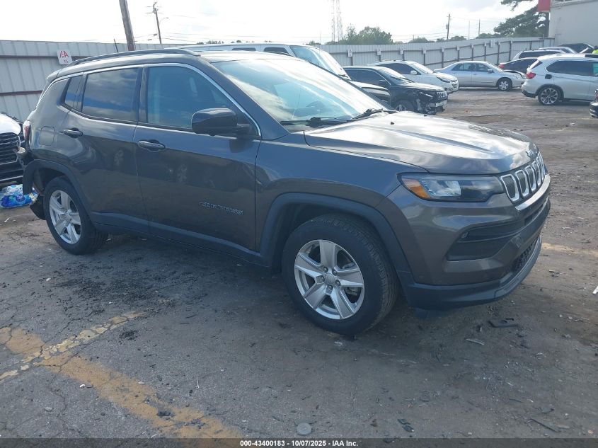 2022 Jeep Compass Latitude Fwd VIN: 3C4NJCBB9NT138018 Lot: 43400183