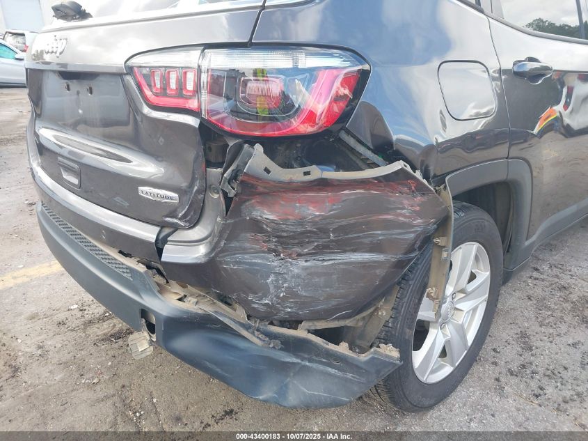 2022 Jeep Compass Latitude Fwd VIN: 3C4NJCBB9NT138018 Lot: 43400183