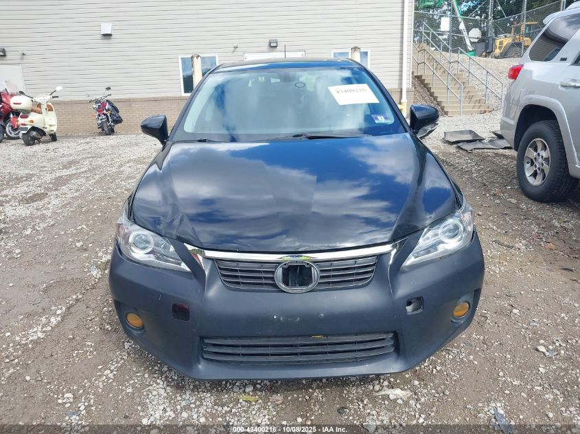 2012 Lexus Ct 200H Premium VIN: JTHKD5BHXC2091122 Lot: 43400216