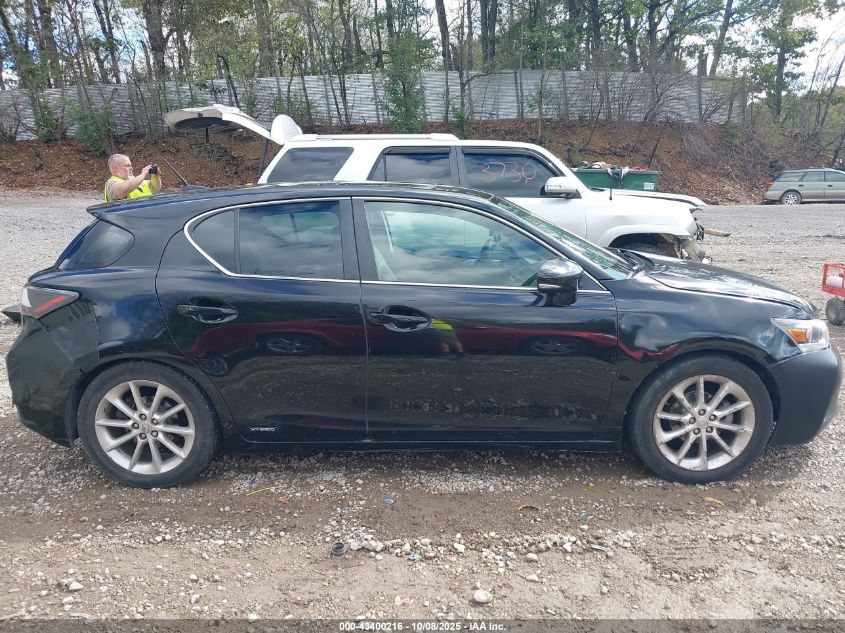 2012 Lexus Ct 200H Premium VIN: JTHKD5BHXC2091122 Lot: 43400216
