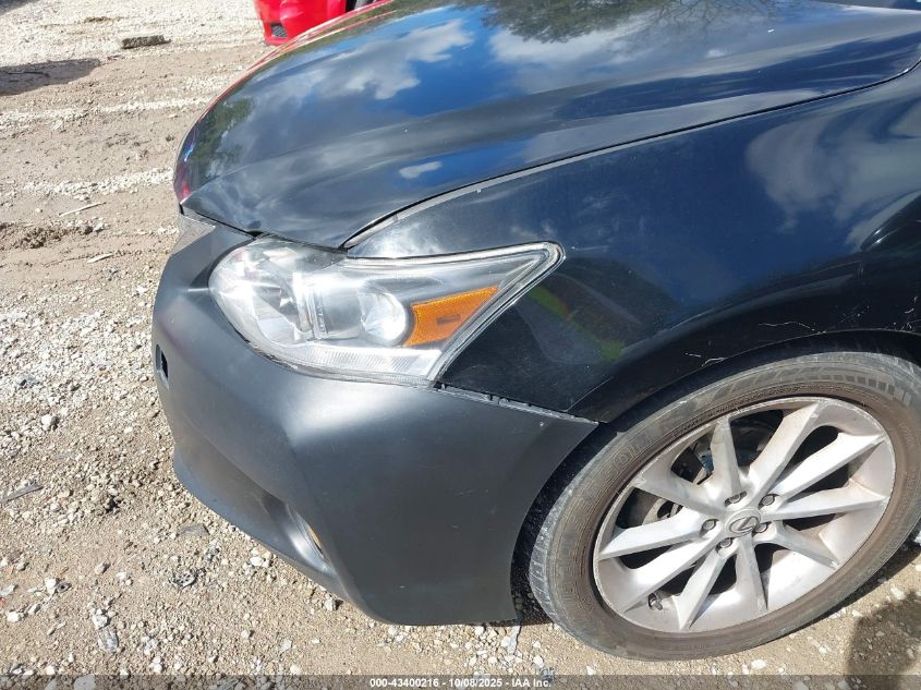 2012 Lexus Ct 200H Premium VIN: JTHKD5BHXC2091122 Lot: 43400216