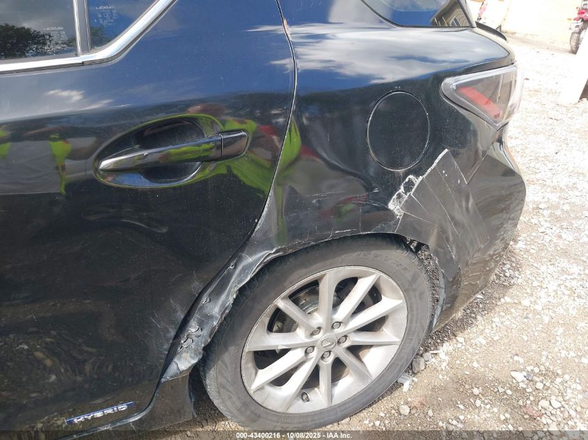 2012 Lexus Ct 200H Premium VIN: JTHKD5BHXC2091122 Lot: 43400216