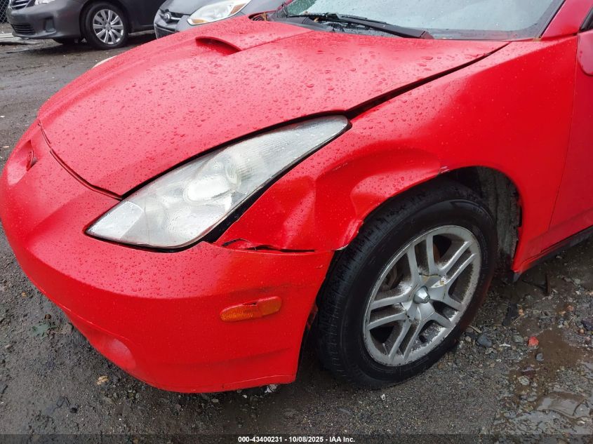 2001 Toyota Celica Gt VIN: JTDDR32T110081981 Lot: 43400231