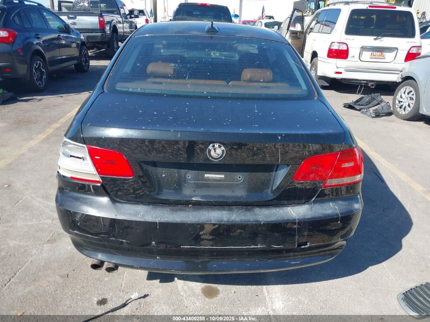 2008 BMW 328I VIN: WBAWB33528P134277 Lot: 43400258