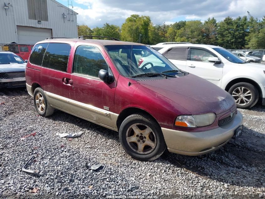 1999 Mercury Villager Estate/Sport VIN: 4M2XV11TXXDJ28239 Lot: 43400276