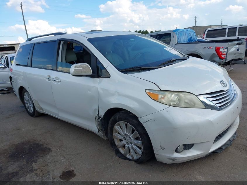 2011 Toyota Sienna Limited V6 VIN: 5TDYK3DC7BS146012 Lot: 43400291