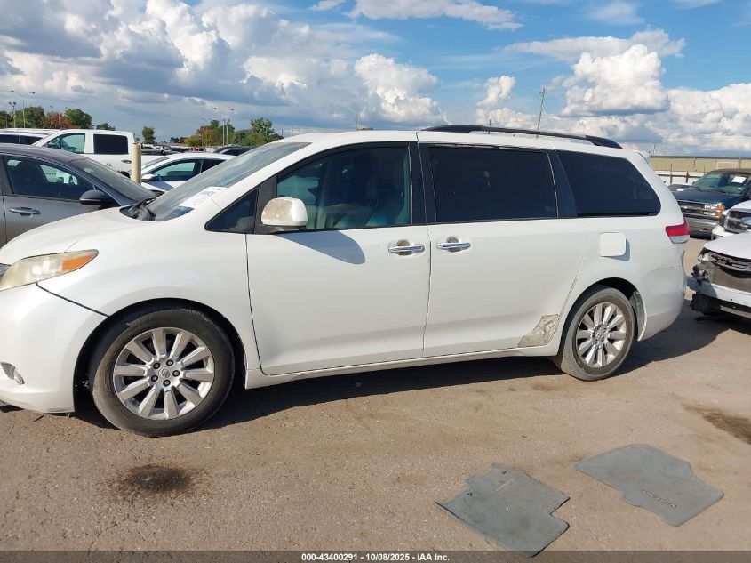 2011 Toyota Sienna Limited V6 VIN: 5TDYK3DC7BS146012 Lot: 43400291
