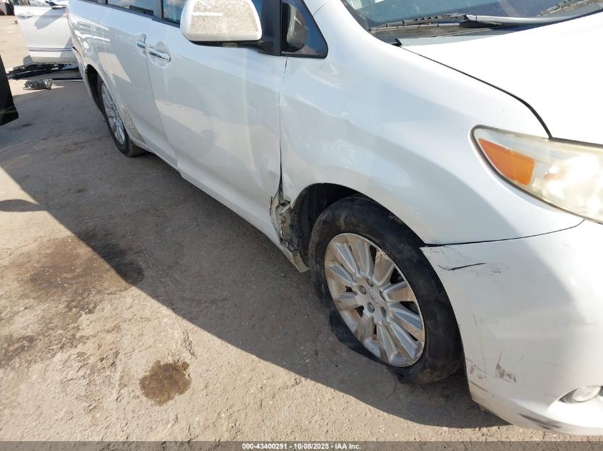 2011 Toyota Sienna Limited V6 VIN: 5TDYK3DC7BS146012 Lot: 43400291