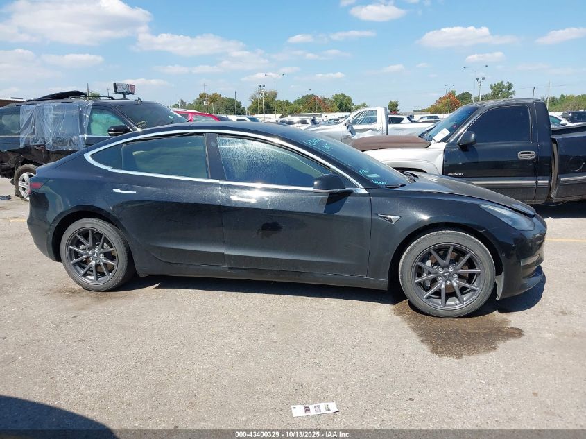 2019 Tesla Model 3 Long Range/Mid Range/Standard Range/Standard Range Plus VIN: 5YJ3E1EA2KF395261 Lot: 43400329