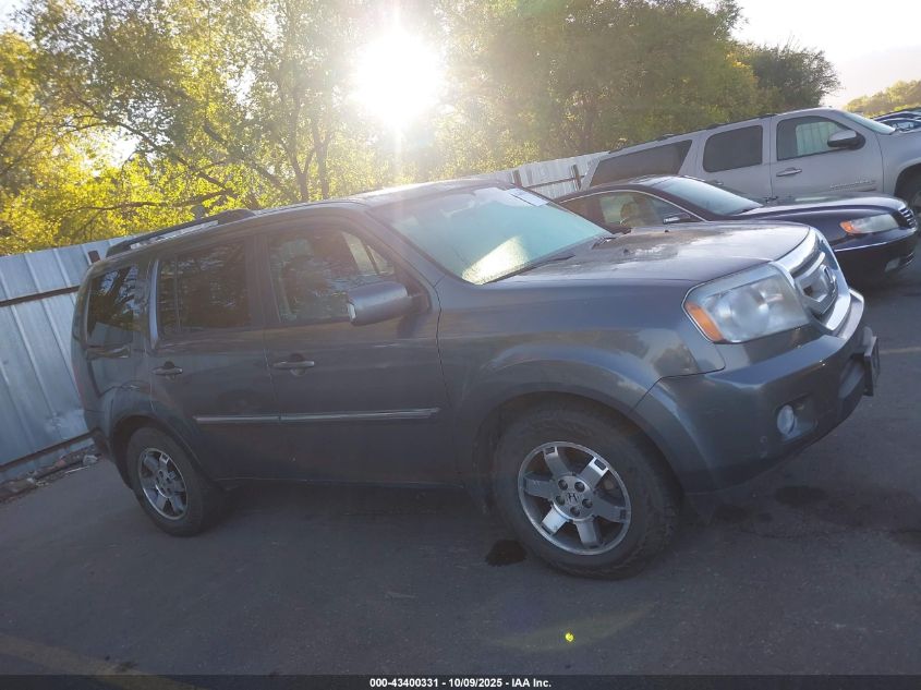 2010 Honda Pilot Touring VIN: 5FNYF4H97AB040977 Lot: 43400331
