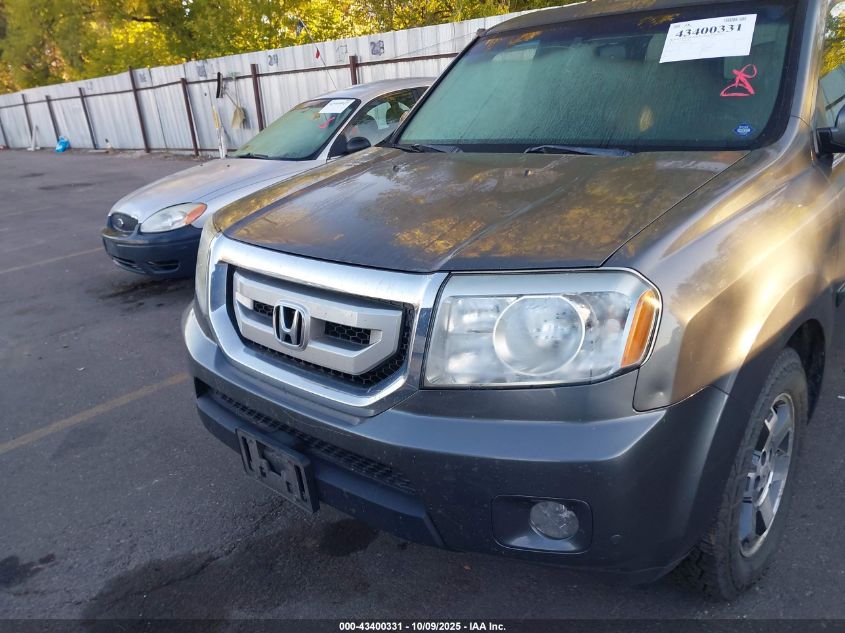 2010 Honda Pilot Touring VIN: 5FNYF4H97AB040977 Lot: 43400331