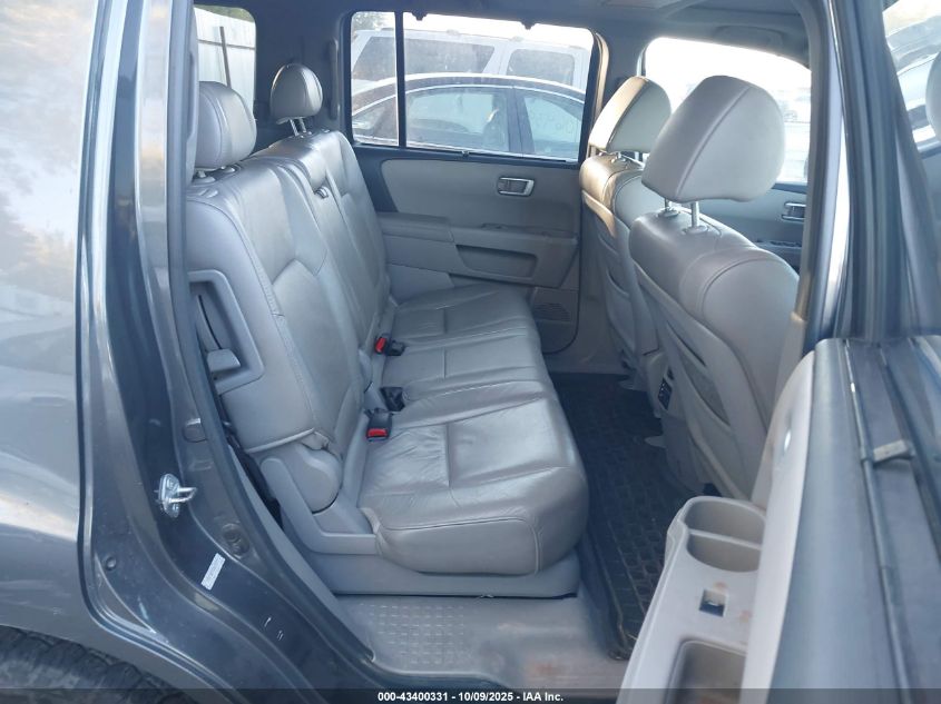 2010 Honda Pilot Touring VIN: 5FNYF4H97AB040977 Lot: 43400331