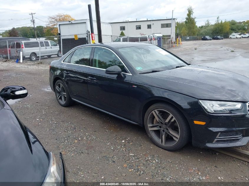 2018 Audi A4 2.0T Premium/2.0T Tech Premium VIN: WAUENAF46JA196462 Lot: 43400345