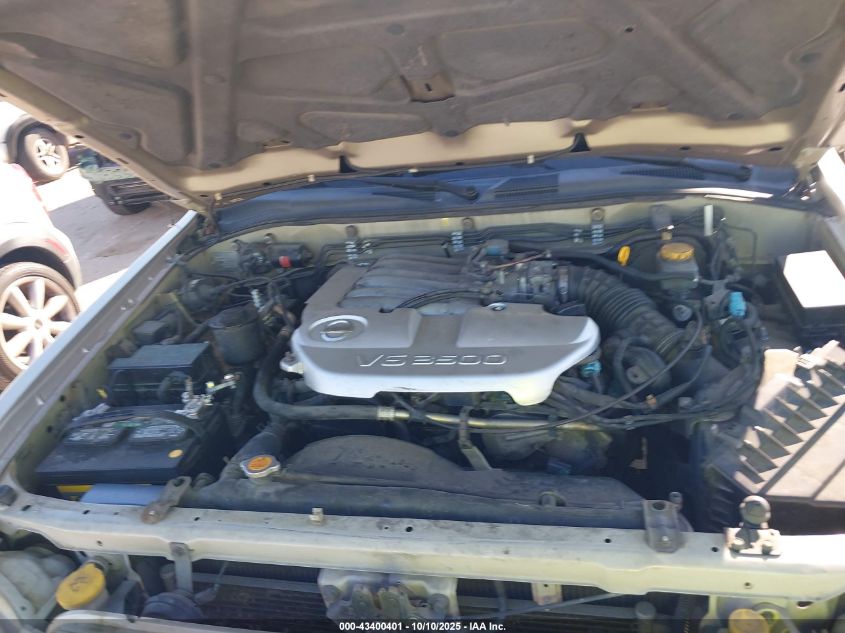 2002 Nissan Pathfinder Le VIN: JN8DR09Y62W726059 Lot: 43400401