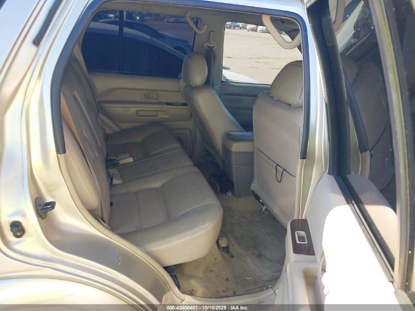 2002 Nissan Pathfinder Le VIN: JN8DR09Y62W726059 Lot: 43400401