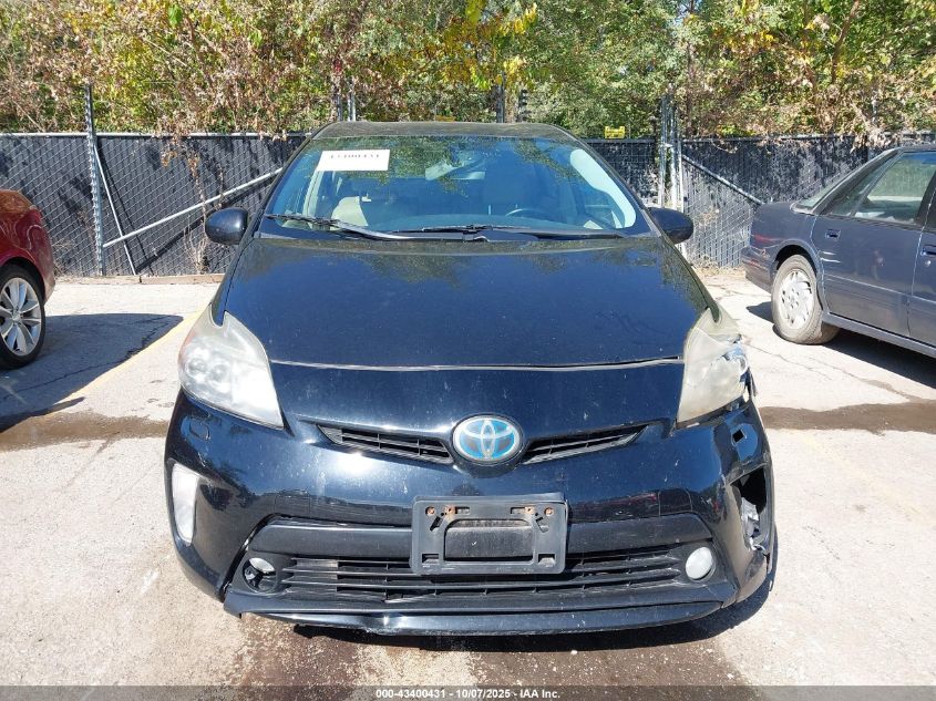 2012 Toyota Prius Five VIN: JTDKN3DU4C5416438 Lot: 43400431