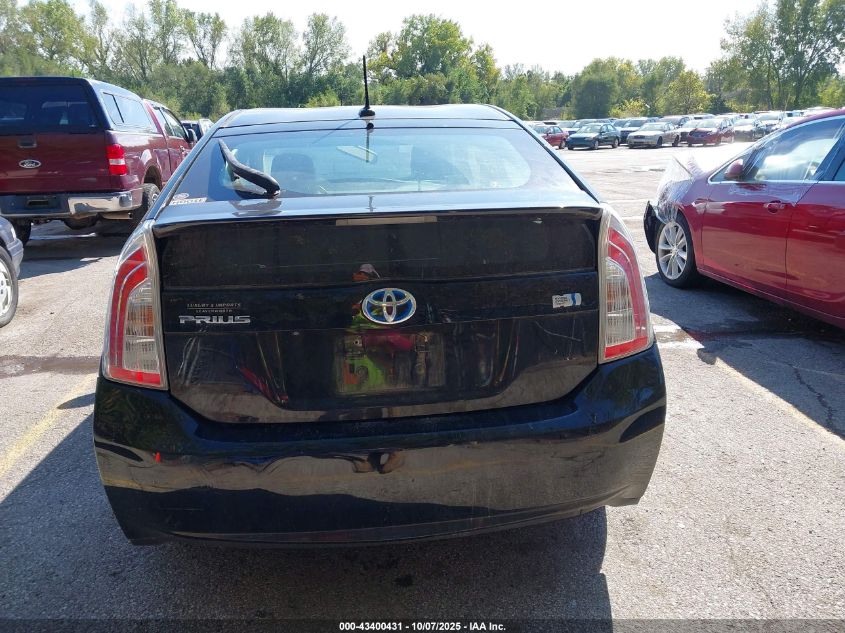 2012 Toyota Prius Five VIN: JTDKN3DU4C5416438 Lot: 43400431