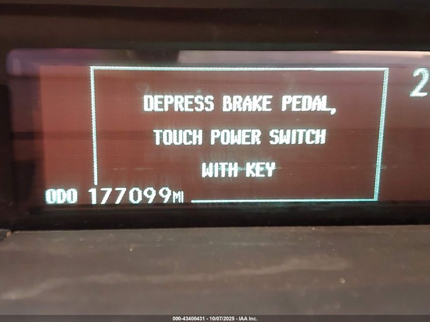 2012 Toyota Prius Five VIN: JTDKN3DU4C5416438 Lot: 43400431