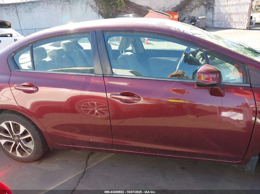 2013 Honda Civic Ex VIN: 19XFB2F89DE252078 Lot: 43400502