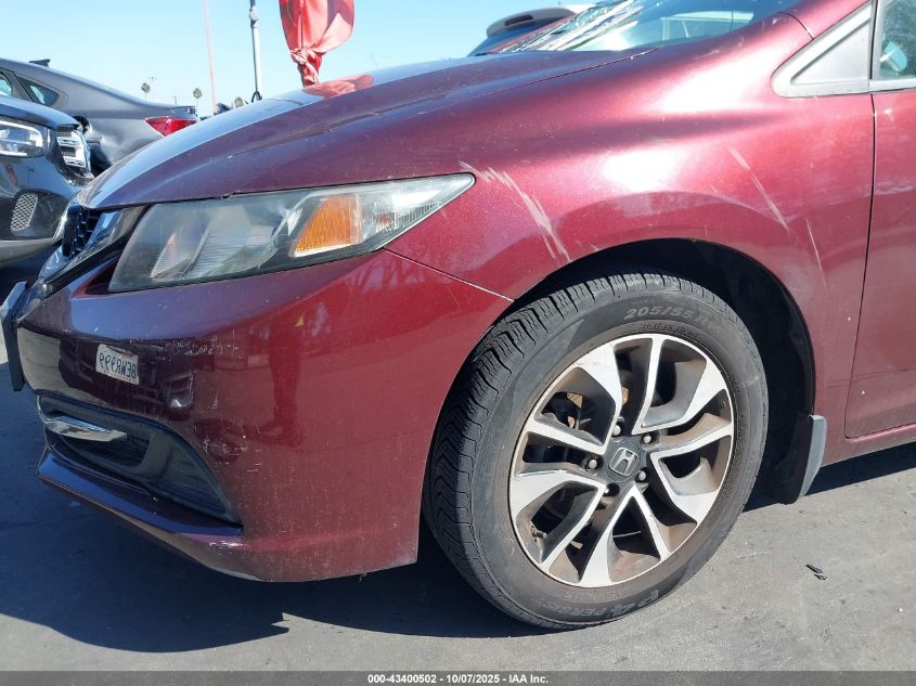 2013 Honda Civic Ex VIN: 19XFB2F89DE252078 Lot: 43400502