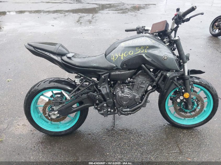 2023 Yamaha Mt07 VIN: JYARM32E0PA007746 Lot: 43400557