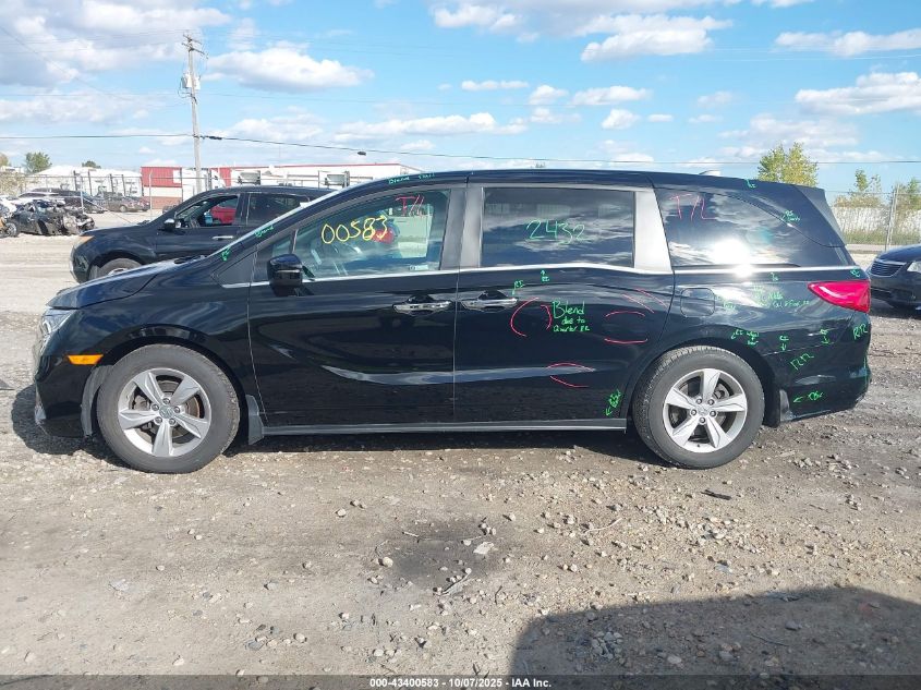 2019 Honda Odyssey Ex-L VIN: 5FNRL6H79KB116143 Lot: 43400583