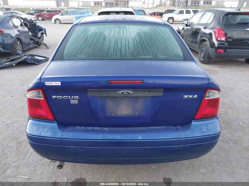 2006 Ford Focus Zx4 VIN: 1FAFP34N16W166262 Lot: 43400590