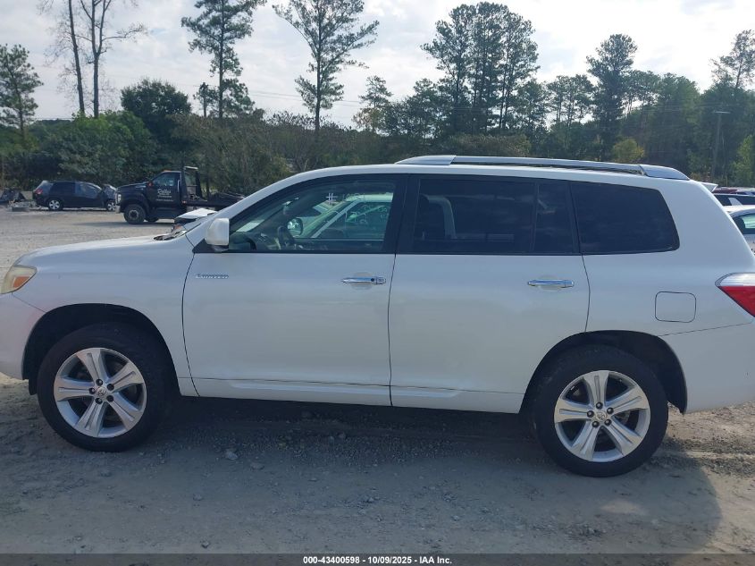 2008 Toyota Highlander Limited VIN: JTEDS42AX82037772 Lot: 43400598