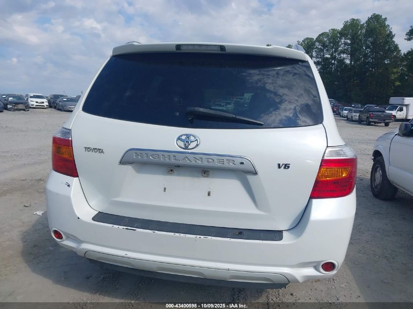 2008 Toyota Highlander Limited VIN: JTEDS42AX82037772 Lot: 43400598