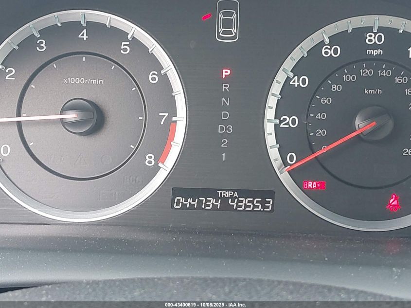 2010 Honda Accord 2.4 Ex-L VIN: 1HGCP2F8XAA024708 Lot: 43400619