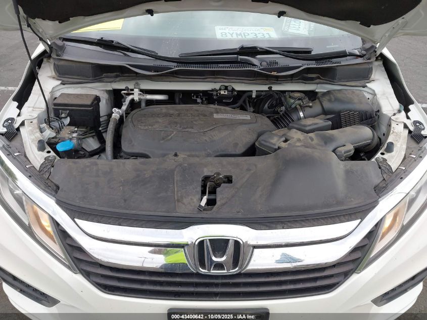 2018 Honda Odyssey Lx VIN: 5FNRL6H2XJB048082 Lot: 43400642