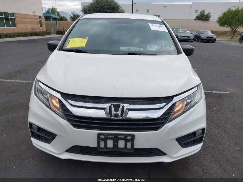 2018 Honda Odyssey Lx VIN: 5FNRL6H2XJB048082 Lot: 43400642