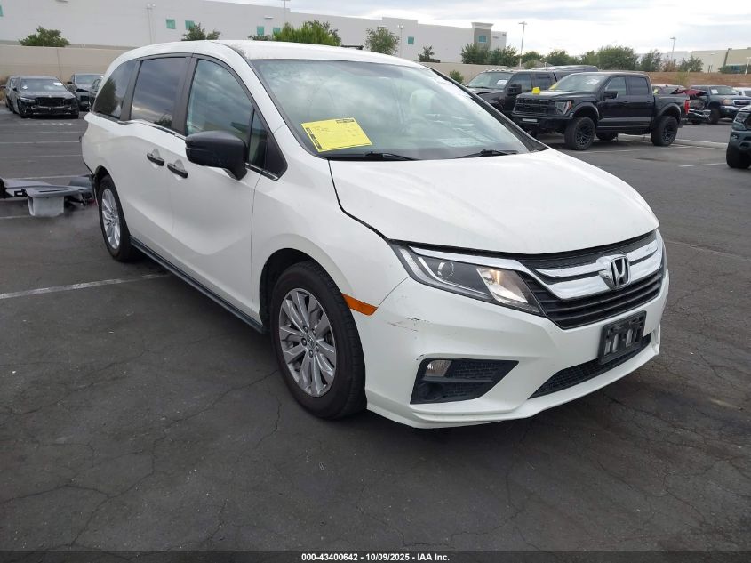 2018 Honda Odyssey Lx VIN: 5FNRL6H2XJB048082 Lot: 43400642