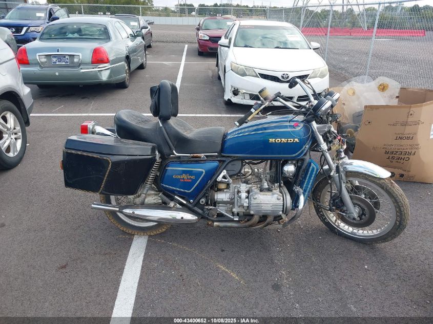 1977 Honda Gold Wing VIN: GL13007530 Lot: 43400652
