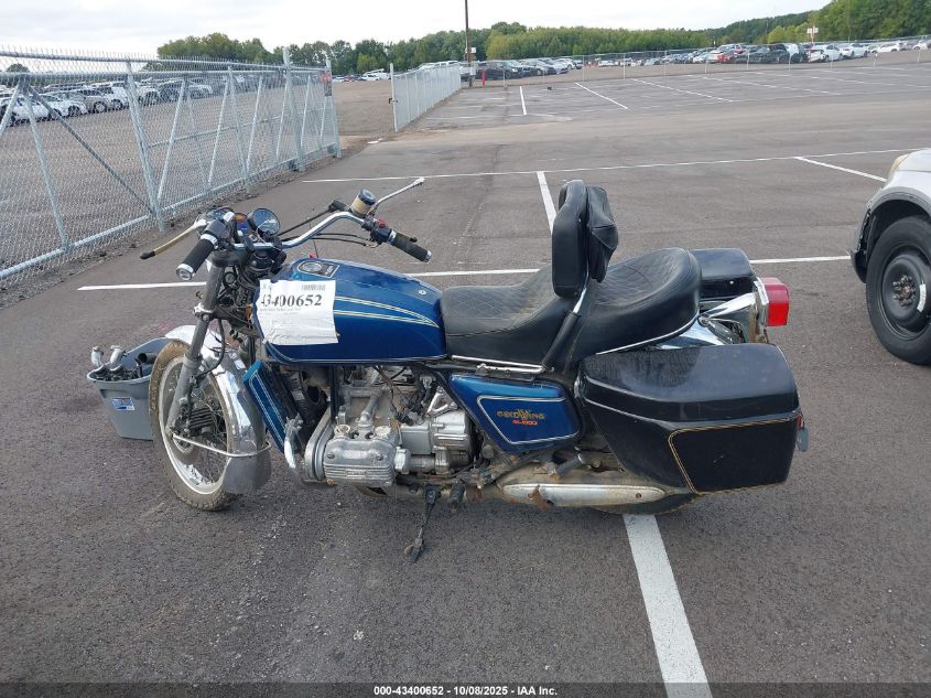 1977 Honda Gold Wing VIN: GL13007530 Lot: 43400652