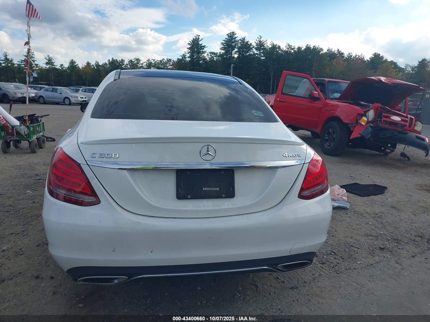 2017 Mercedes-Benz C 300 4Matic VIN: WDDWF4KB6HR215040 Lot: 43400660