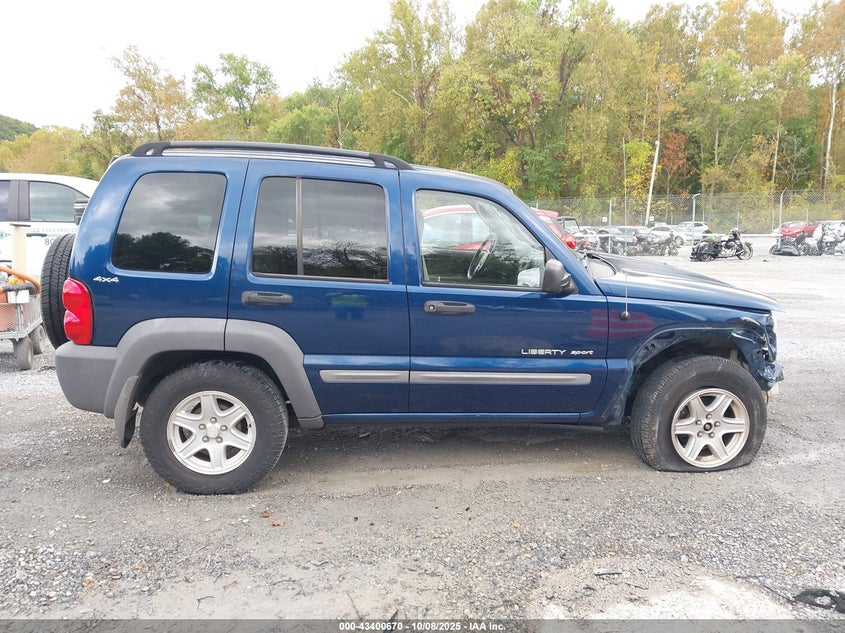 2002 Jeep Liberty Sport VIN: 1J4GL48K02W144127 Lot: 43400670