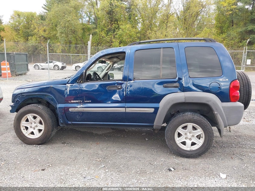 2002 Jeep Liberty Sport VIN: 1J4GL48K02W144127 Lot: 43400670