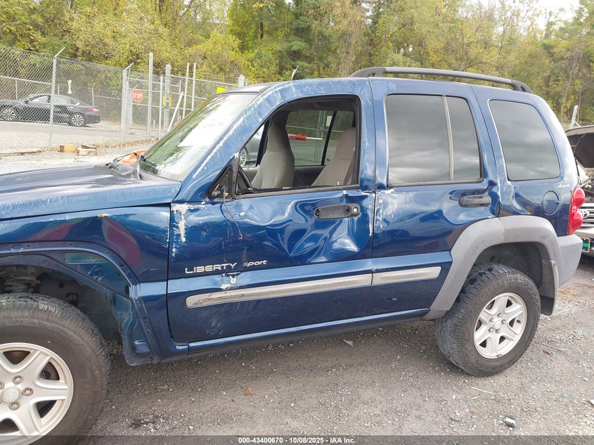 2002 Jeep Liberty Sport VIN: 1J4GL48K02W144127 Lot: 43400670