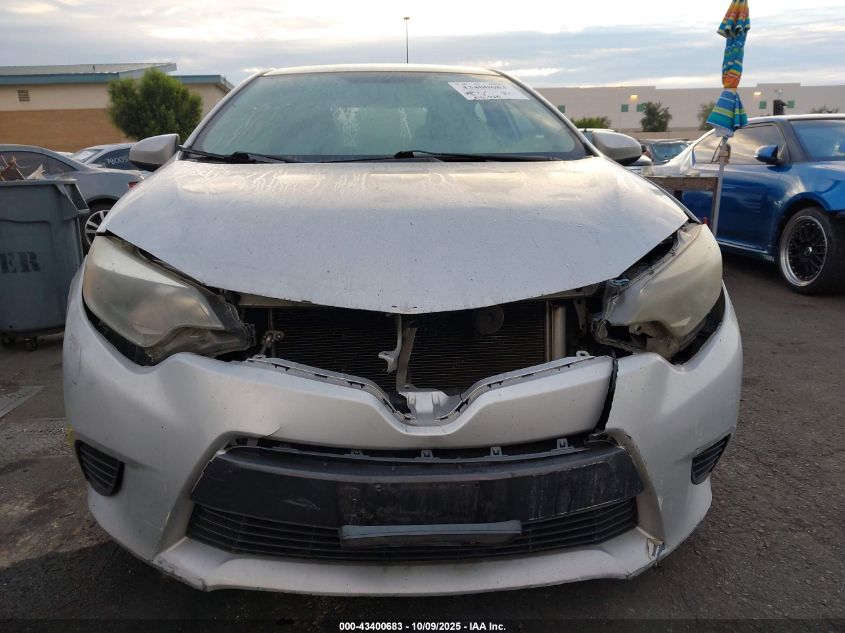 2015 Toyota Corolla Le VIN: 5YFBURHE8FP236167 Lot: 43400683