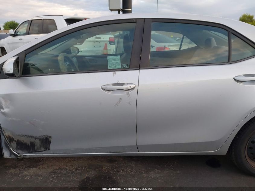 2015 Toyota Corolla Le VIN: 5YFBURHE8FP236167 Lot: 43400683