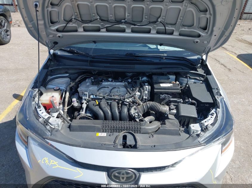 2020 Toyota Corolla Le VIN: 5YFEPRAE2LP127102 Lot: 43400693