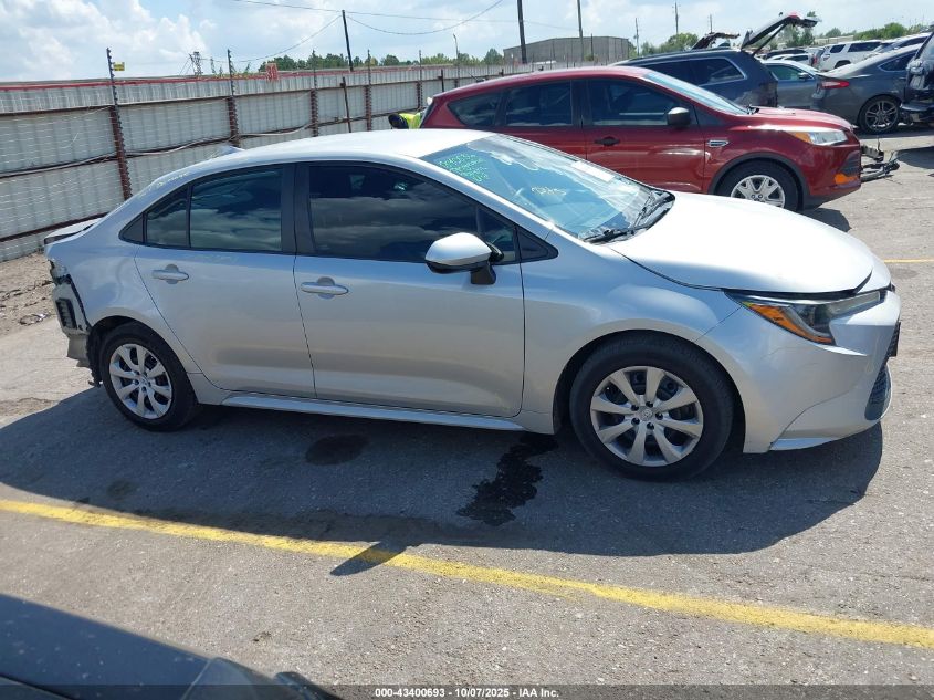 2020 Toyota Corolla Le VIN: 5YFEPRAE2LP127102 Lot: 43400693