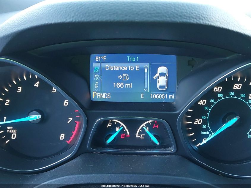 2014 Ford Escape Se VIN: 1FMCU9G98EUA06327 Lot: 43400722